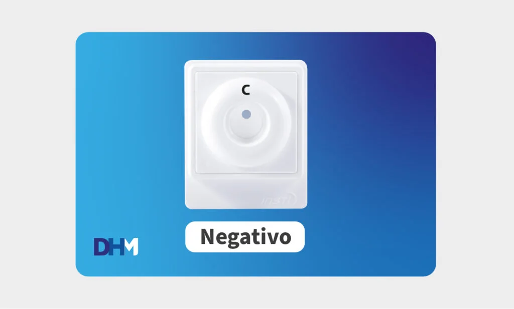 No reactivo: Solo aparece el punto de control.